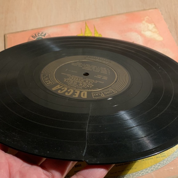 Vintage 40s Snow White & The Seven Dwarfs Decca Vinyl Record Walt Disney defects - Picture 11 of 17